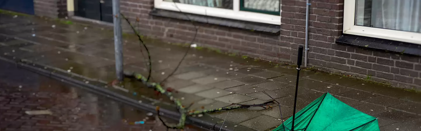 Stormschade aan je huurwoning