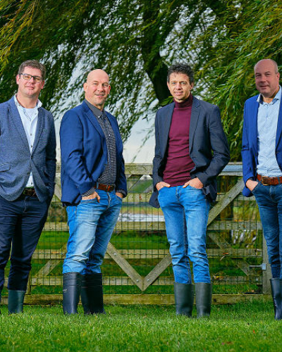 4 mannen in de polder