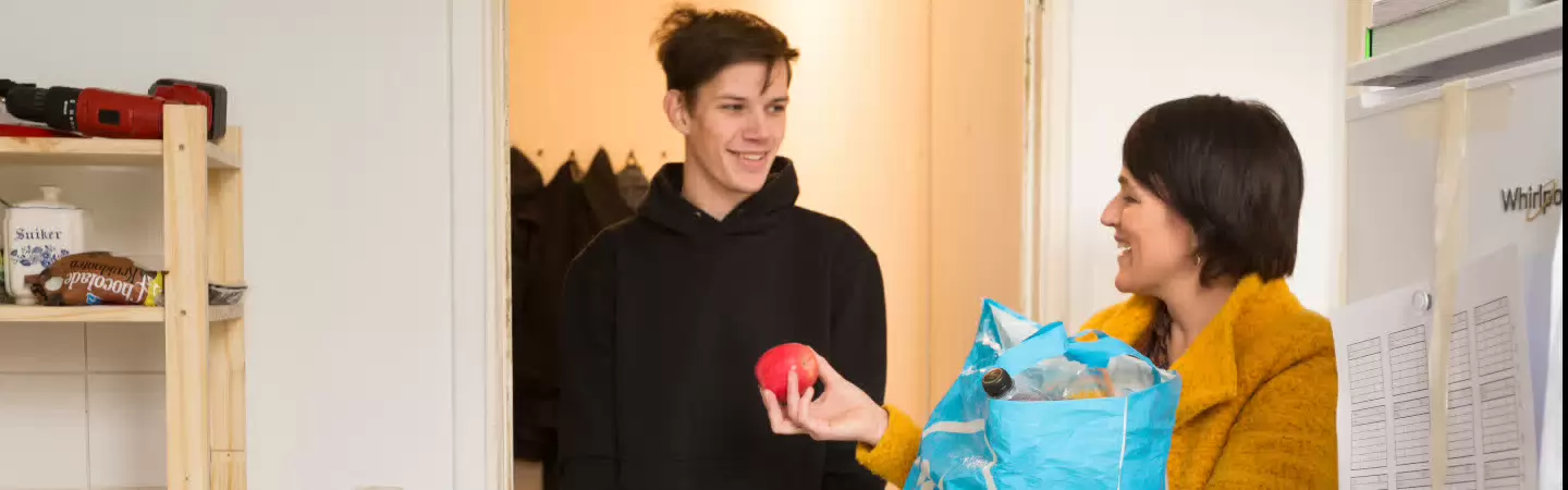 "We gaven hem een boodschappentas vol spullen mee"