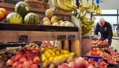 fruit en groenten winkel