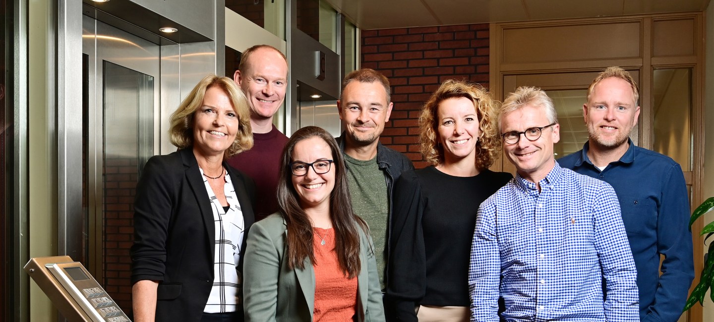 Klaverblad collega's voor de lift